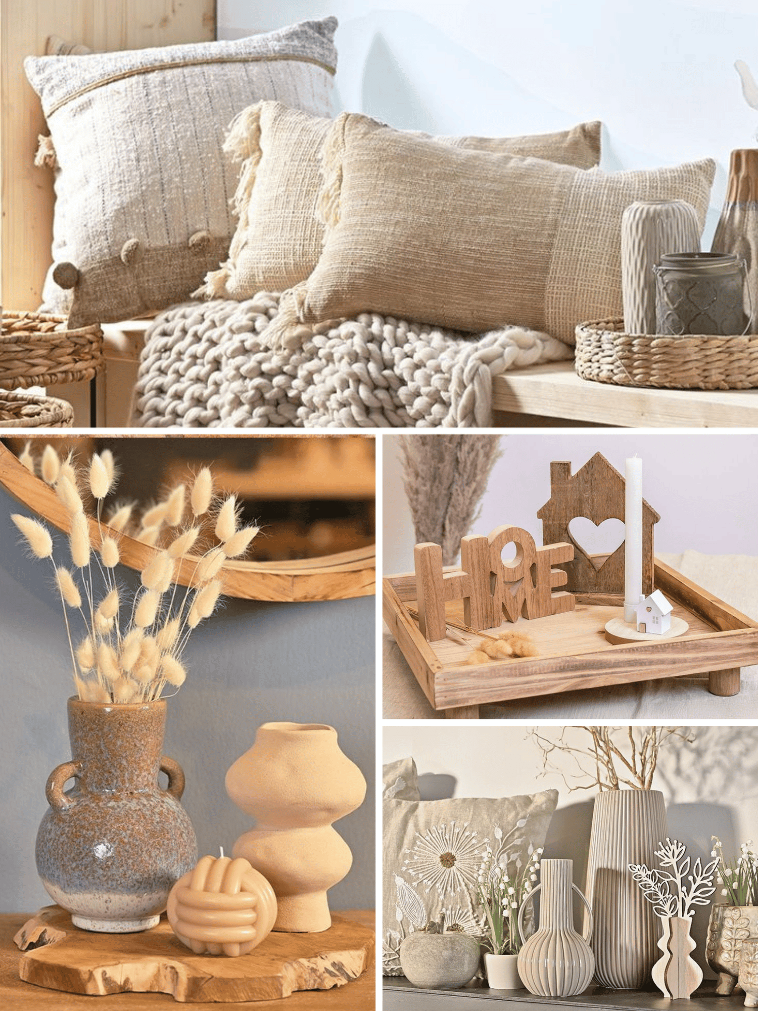Deko- und Wohnaccessoires – Inspirationen aus der Filiale Heim und Bett.
