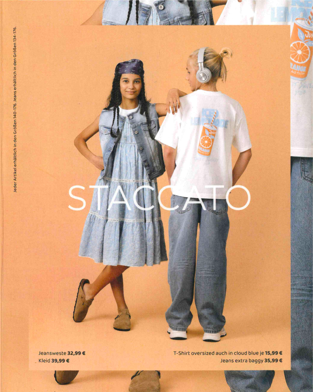 Startseite des Staccato Prospekts des Modehaus Kimpel